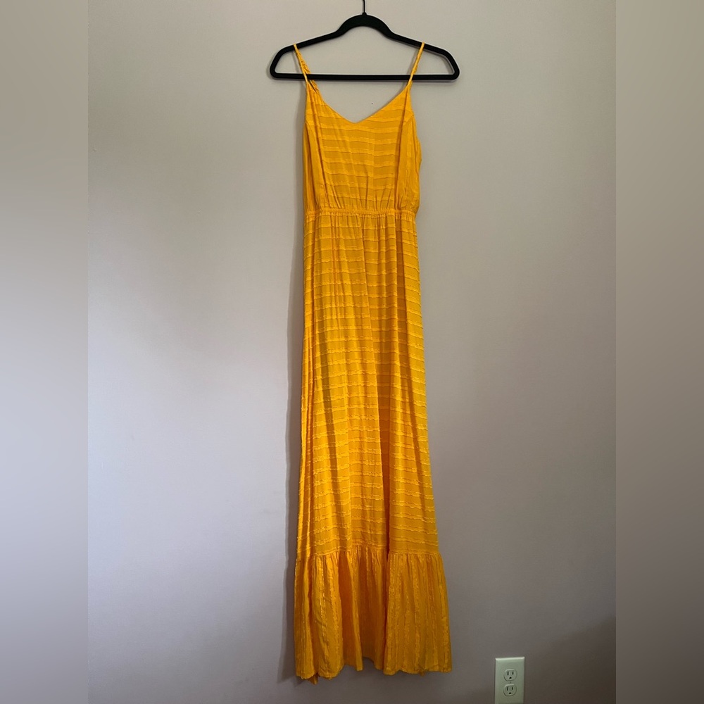 Skies Are Blue Sunlit Yellow Maxi Dress